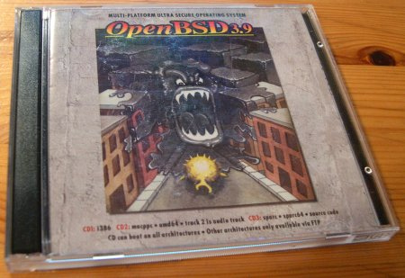 Cover openbsd cd 3.9