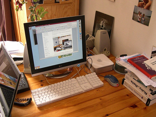 Bureau d'où je blog