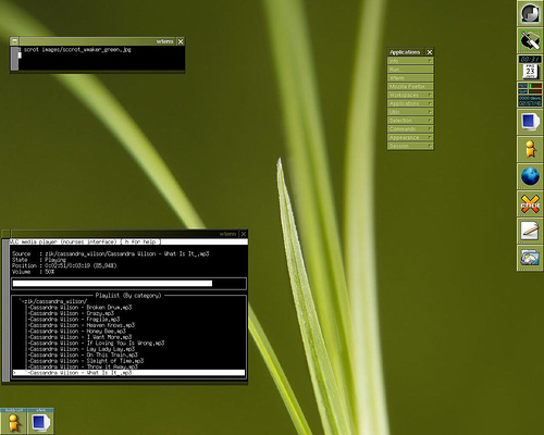 screenshot du gestionnaire de fenetre windowmaker