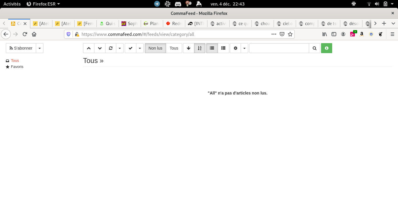 Tout les articles lu !